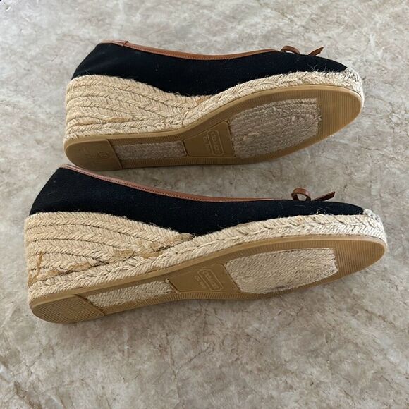 COACH Espadrille Wedges Size 10 - Picture 5 of 10